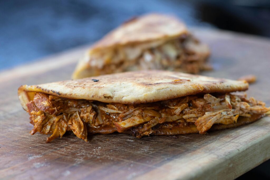 Delicious Pulled Pork Arepas