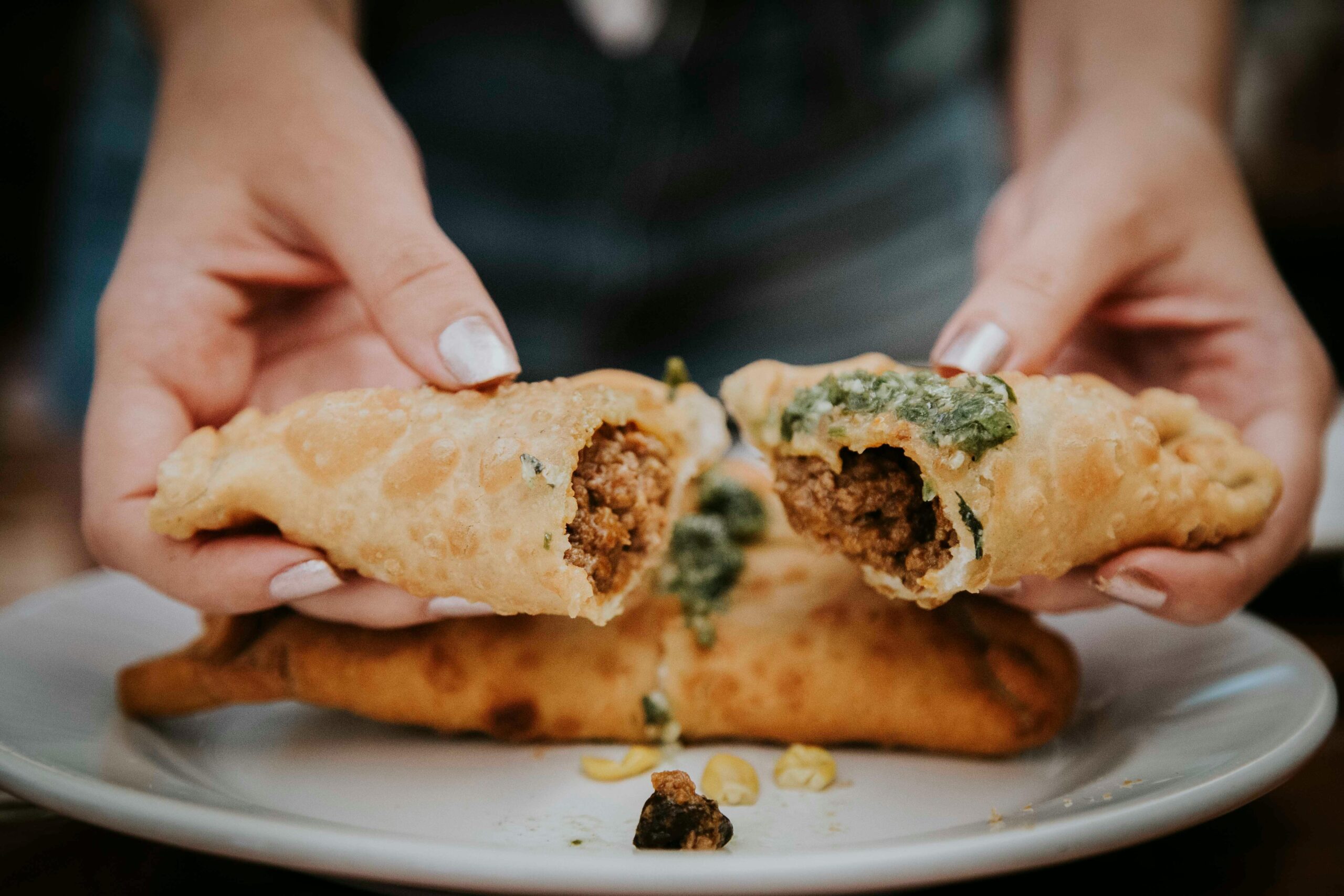 Two Pieces of Empanada